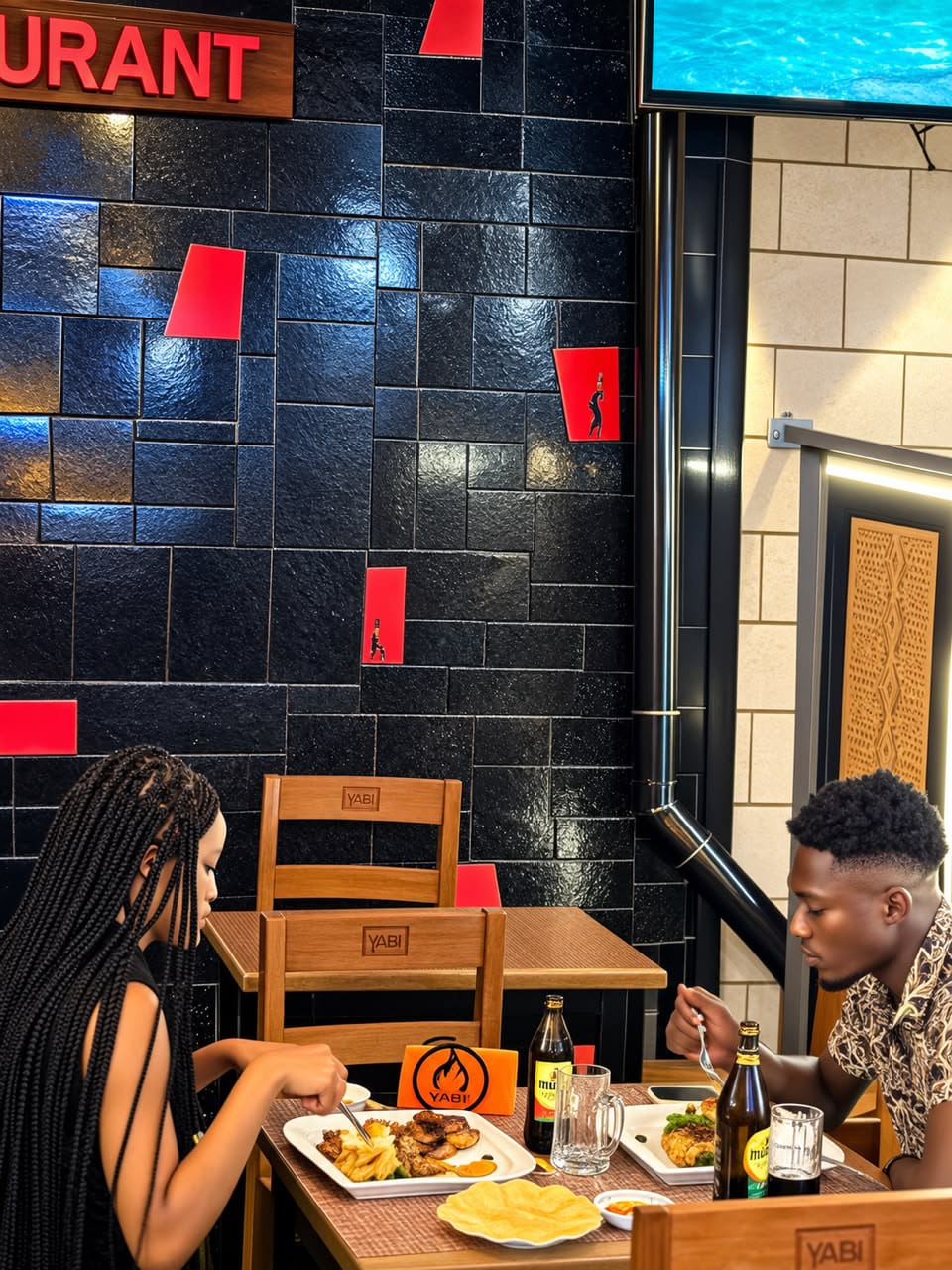 Plat au YABI Restaurant