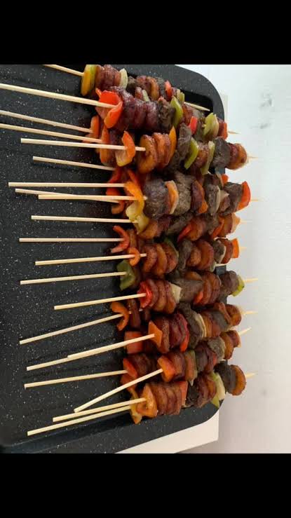 Brochettes de plantains