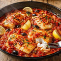 Sole grillée à l’origan, sauce tomate revisitée